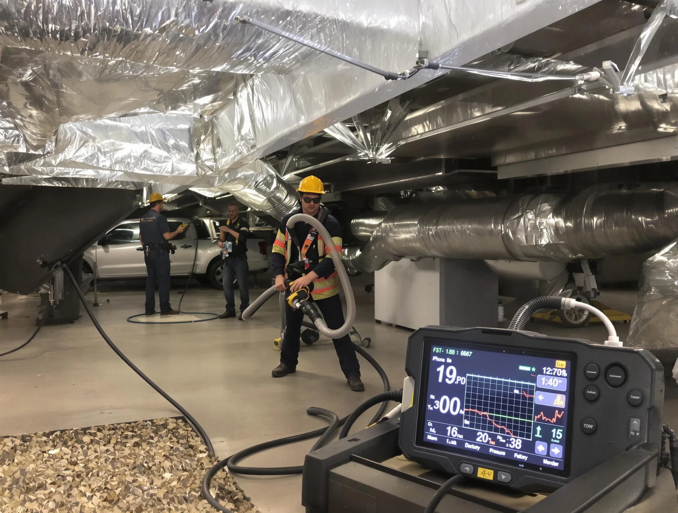 Professional negative pressure duct cleaning by South Weber Air Duct Cleaning in South Weber