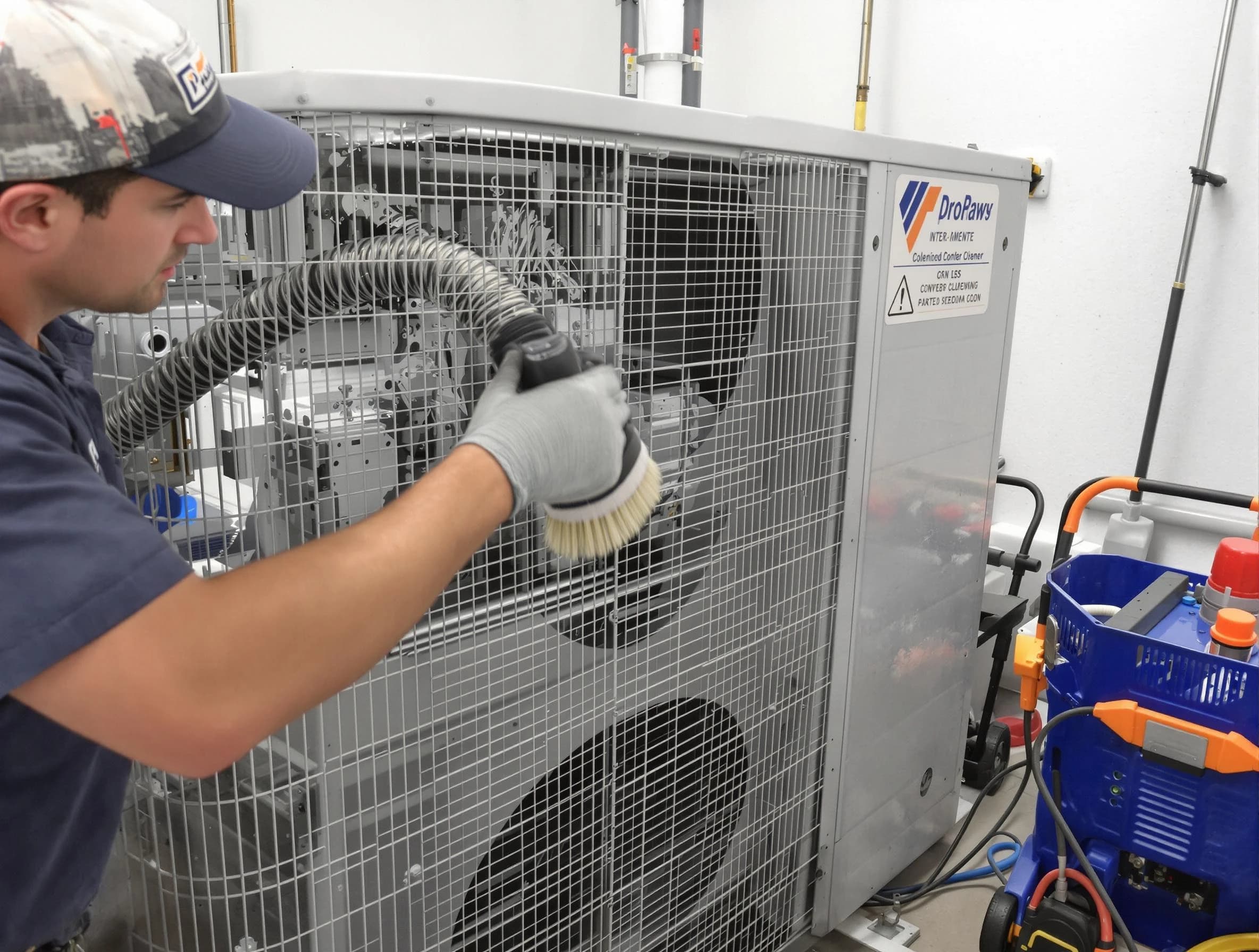 South Weber Air Duct Cleaning specialist performing precision AC coil cleaning for improved system performance in South Weber