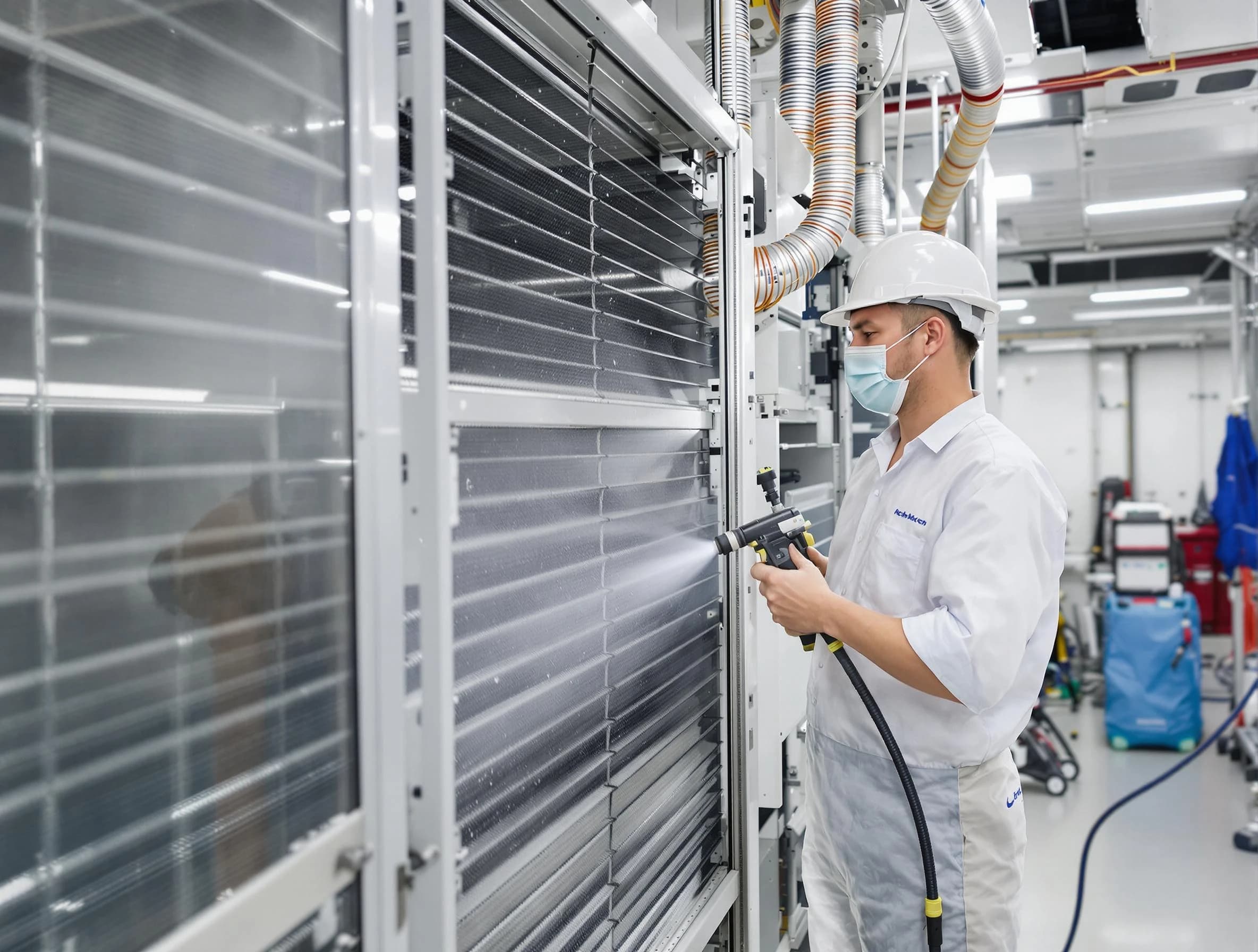 Professional AC coil cleaning by South Weber Air Duct Cleaning in South Weber