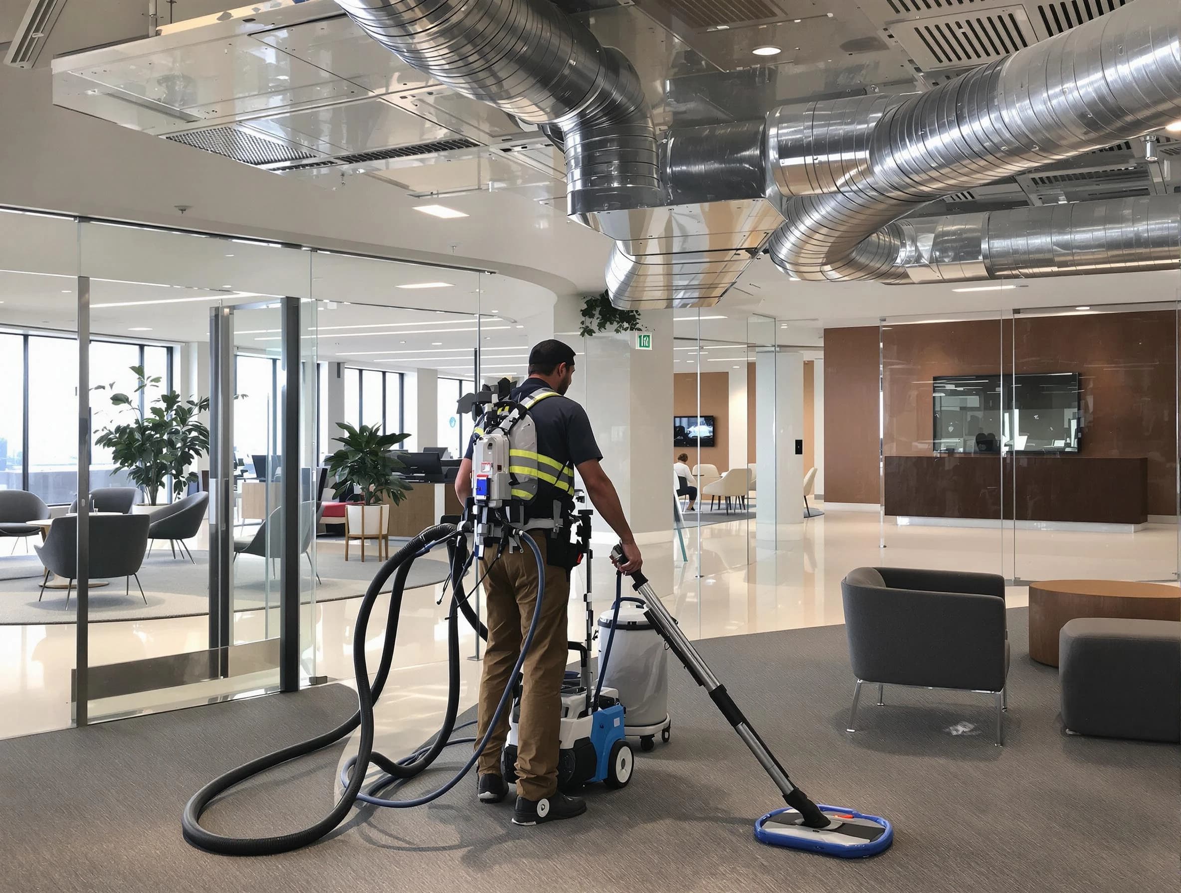 Commercial duct cleaning service by South Weber Air Duct Cleaning in South Weber