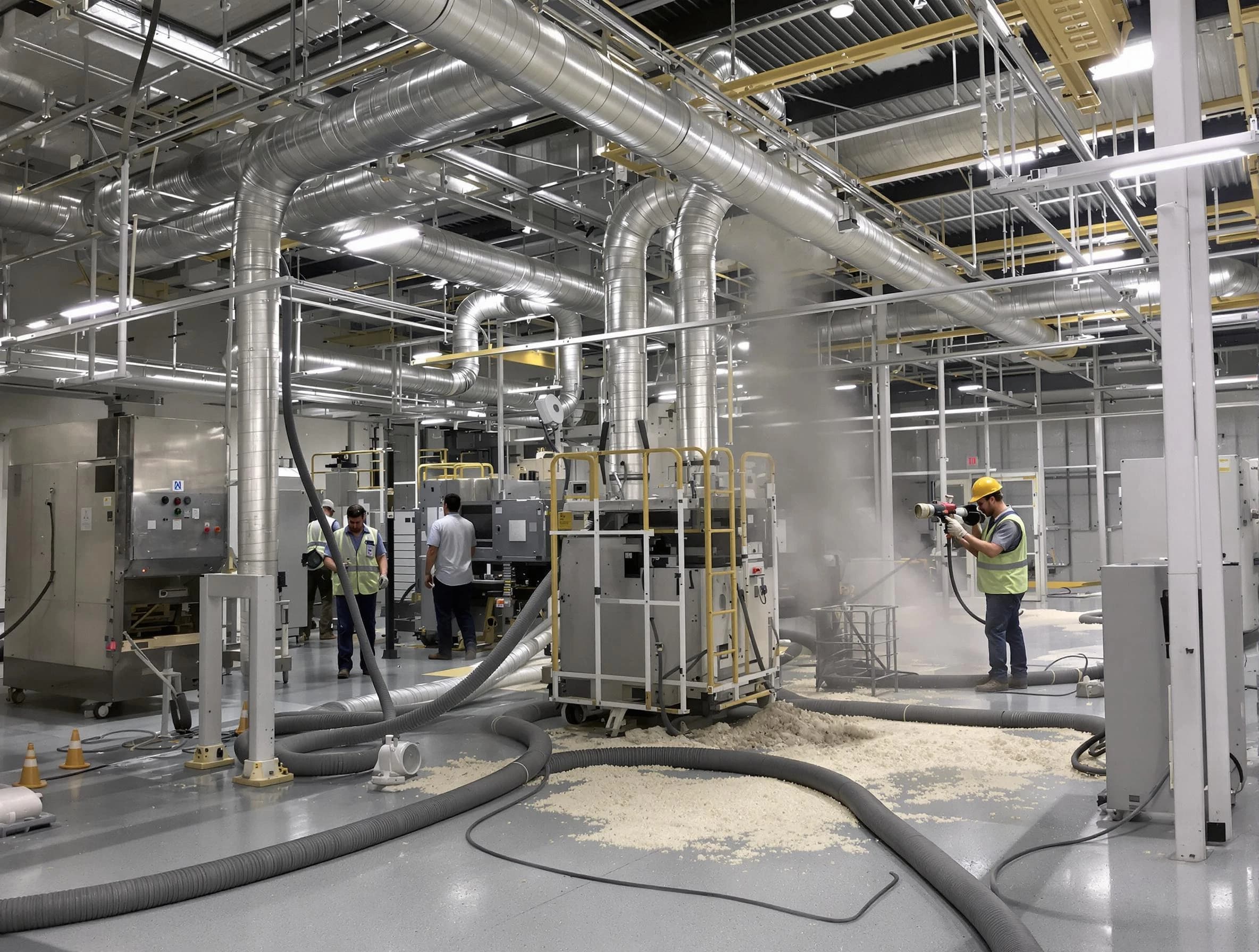 Heavy-duty industrial duct cleaning by South Weber Air Duct Cleaning in South Weber