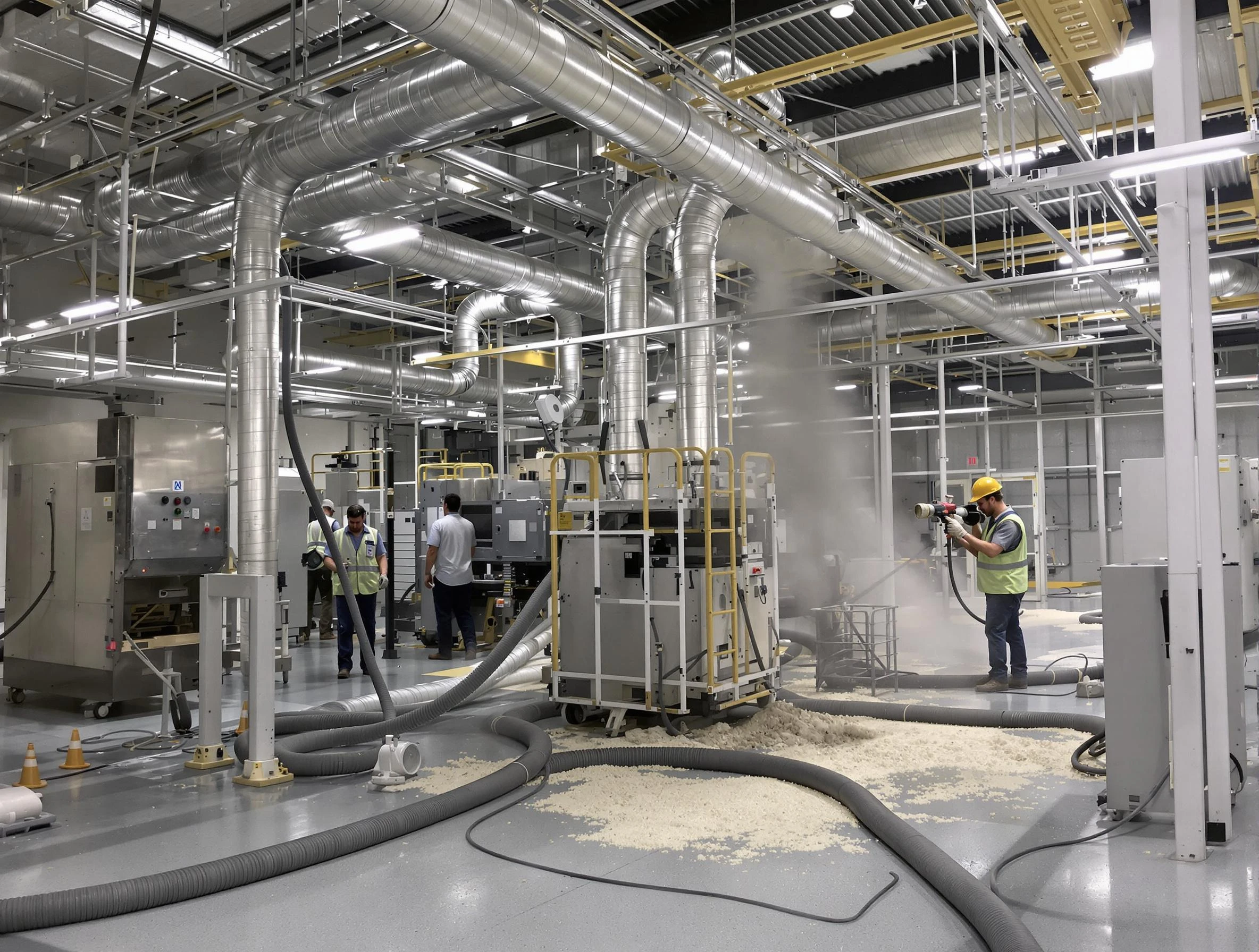 Heavy-duty industrial duct cleaning by South Weber Air Duct Cleaning in South Weber